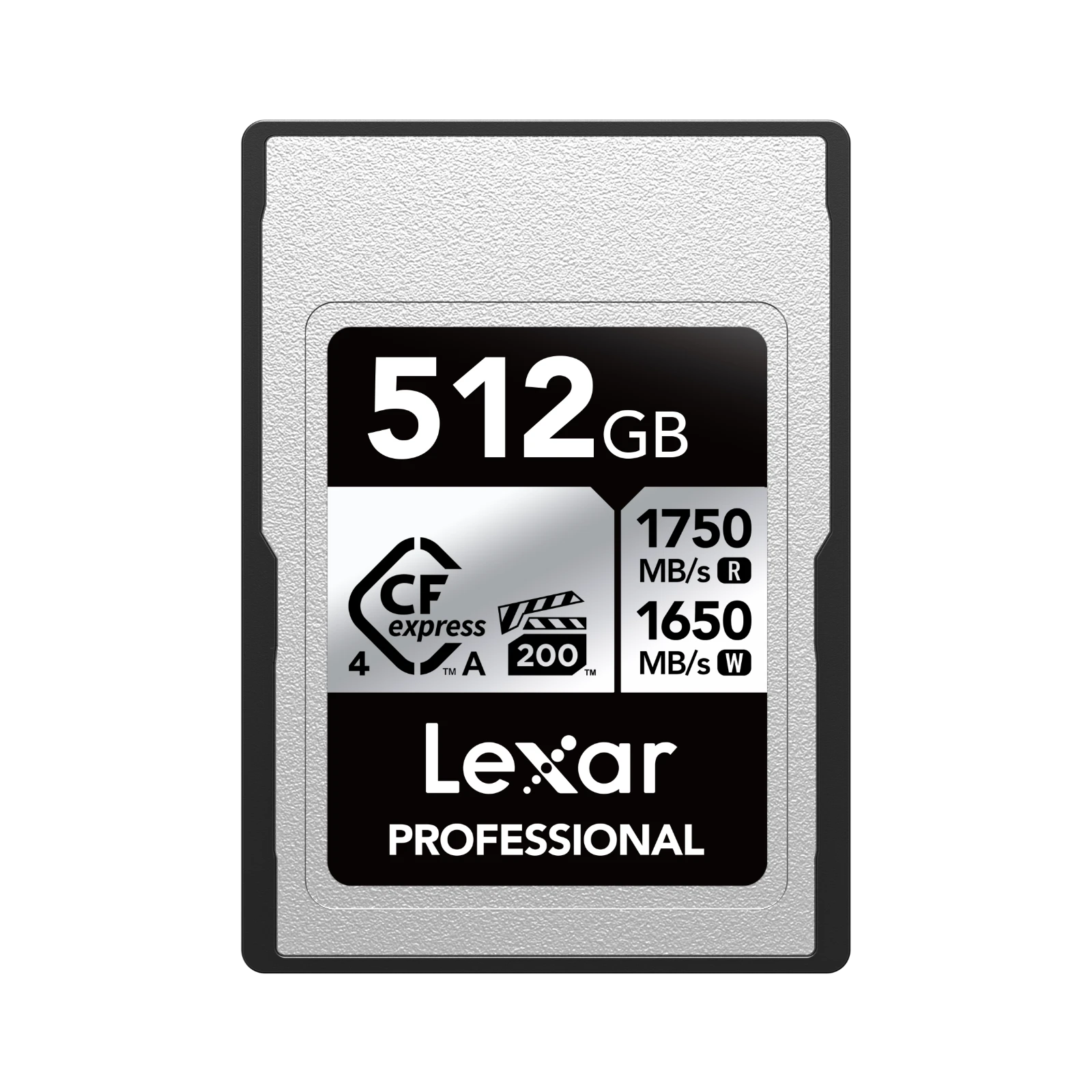Lexar 512GB Professional SILVER CFexpress 4.0 Type A Card | Up to 1750MB/s Read & 1650MB/s Write | PCIe 4.0 | Limited Lifetime Warranty | LCAEXS4512G-RNENG Lexar 512GB Professional SILVER CFexpress 4.0 Type A Card | Up to 1750MB/s Read & 1650MB/s Write | PCIe 4.0 | Limited Lifetime Warranty | LCAEXS4512G-RNENG