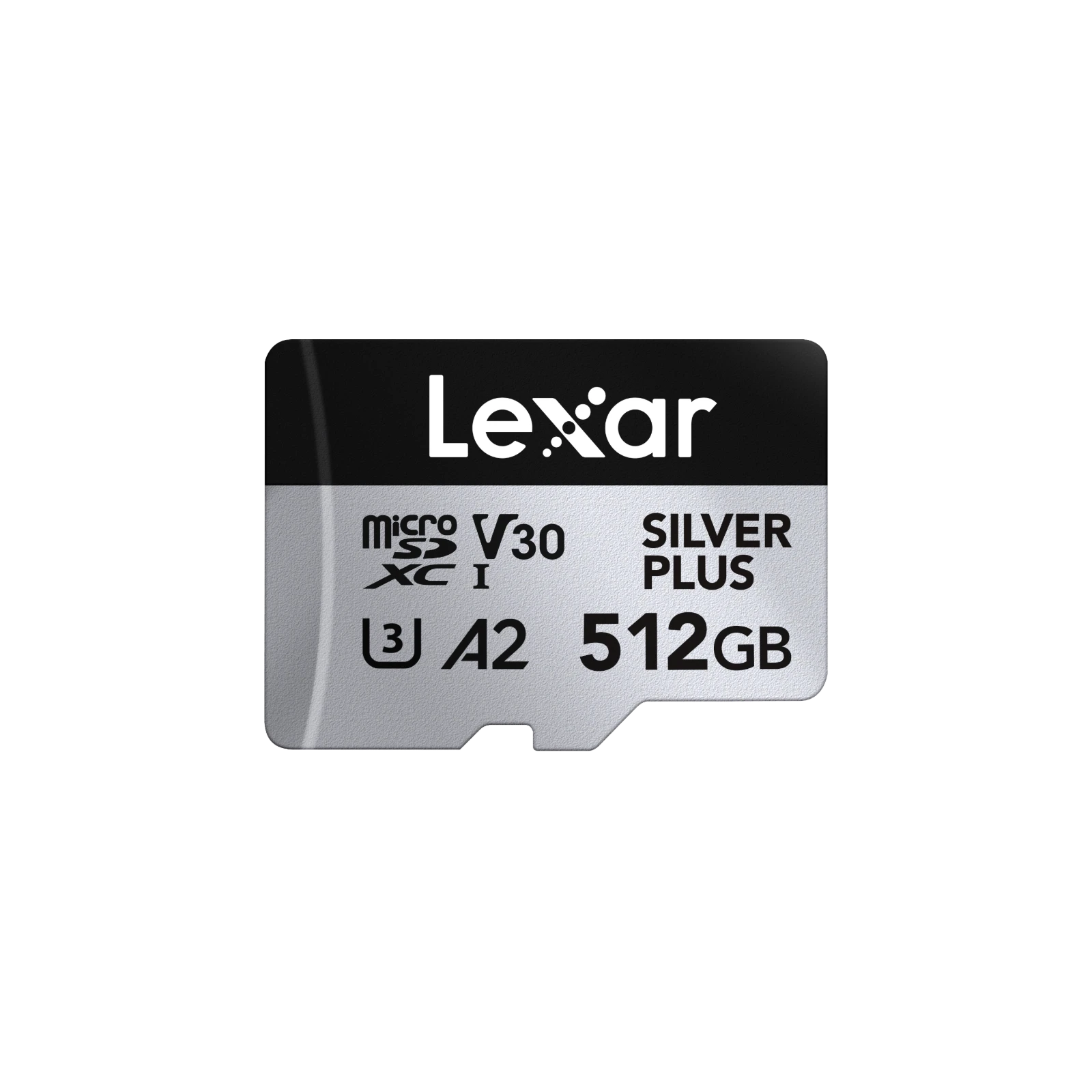 Lexar 512GB SILVER PLUS microSDXC™ UHS-I Card U3, V30, A2, C10 – Ideal For Camera & Mobile | upto 205MB/s read & 150MB/s write | Limited Lifetime Warranty | LMSSIPL512G-BNANG Lexar 512GB SILVER PLUS microSDXC™ UHS-I Card U3, V30, A2, C10 – Ideal For Camera & Mobile | upto 205MB/s read & 150MB/s write | Limited Lifetime Warranty | LMSSIPL512G-BNANG