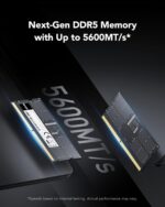 LEXAR 8GB DDR5 5600MHz SODIMM | 262-PIN | CL-46 | 10 Years Warranty | LD5S08G56C46ST-BGS LEXAR 8GB DDR5 5600MHz SODIMM | 262-PIN | CL-46 | 10 Years Warranty | LD5S08G56C46ST-BGS