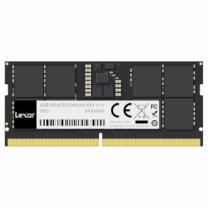 Lexar 8GB DDR5 5600MHz SODIMM Laptop RAM (LD5S08G56C46ST-BGS) – 262-Pin Memory