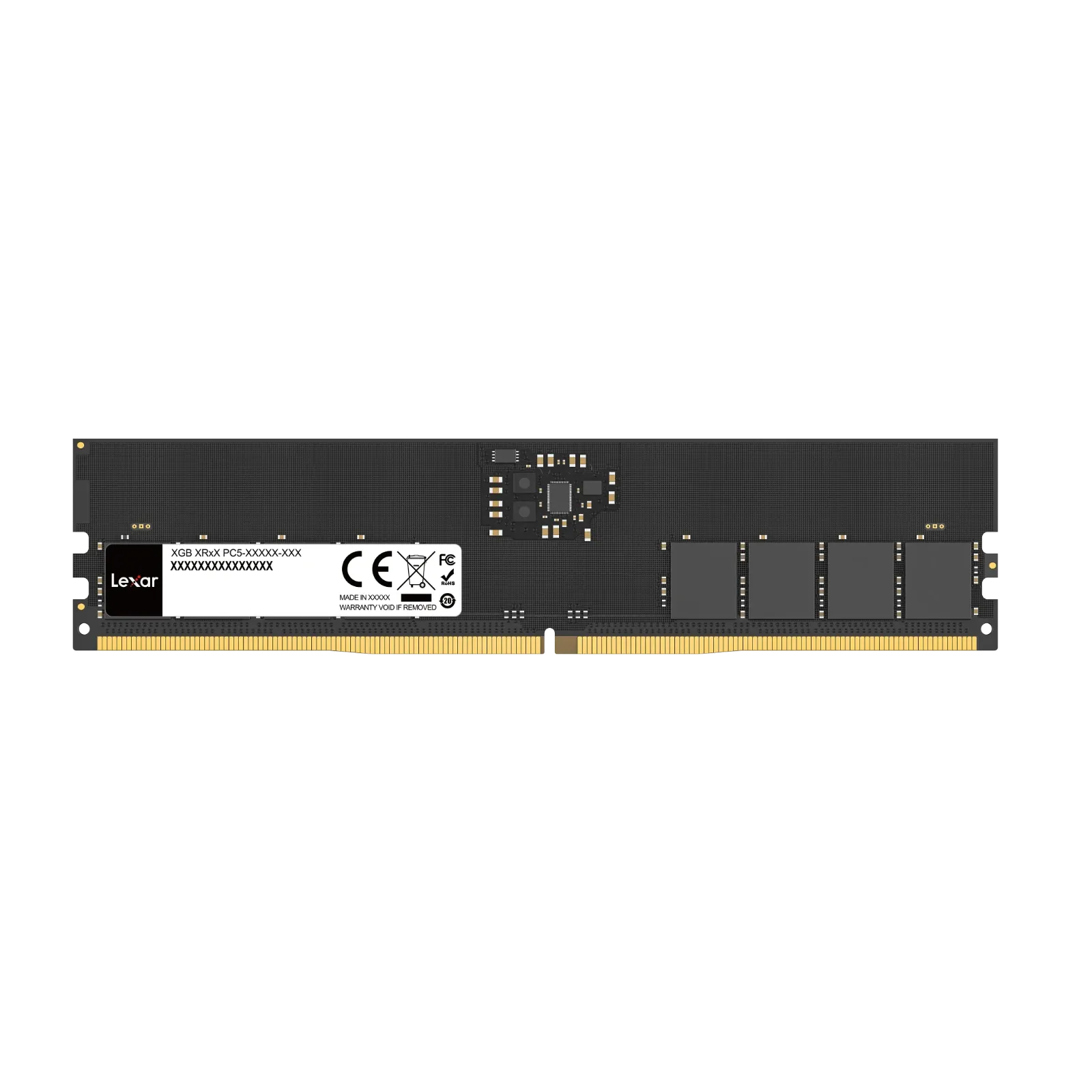 LEXAR 8GB DDR5 5600MHz UDIMM | 288- PIN | CL-46 | 10 Years Warranty | LD5U08G56C46ST-BGS LEXAR 8GB DDR5 5600MHz UDIMM | 288- PIN | CL-46 | 10 Years Warranty | LD5U08G56C46ST-BGS