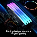 Lexar Ares RGB 16GB (8GBx2) 3600MHz DDR4 Desktop RAM | Dual Channel | XMP 2.0 | CL18 | RGB LED | Black| LD4BU008G-R3600GDLA Lexar Ares RGB 16GB (8GBx2) 3600MHz DDR4 Desktop RAM | Dual Channel | XMP 2.0 | CL18 | RGB LED | Black| LD4BU008G-R3600GDLA