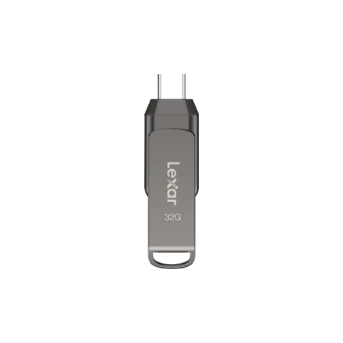 Lexar JumpDrive D400 32GB Dual Drive | USB 3.1 Type-C and Type-A | transfer upto 100MB/s, with key ring loop, 5 Year Limited Warranty | Model No- LJDD400032G-BNQNG Lexar JumpDrive D400 32GB Dual Drive | USB 3.1 Type-C and Type-A | transfer upto 100MB/s, with key ring loop, 5 Year Limited Warranty | Model No- LJDD400032G-BNQNG