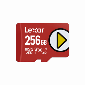 Lexar PLAY 256GB microSDXC UHS-I C10 A2 V30 U3 | upto 205MB/s read & 140MB/s write ,5Y Limited Warranty | LMSPLAY256G-BNSNG