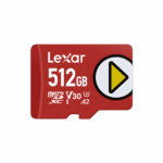 Lexar Play 512GB microSDXC UHS-I Card | C10 A2 V30 U3, Upto 205MB/s read & 140MB/s write | 5 Years Limited Warranty | LMSPLAY512G-BNSNG