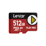 Lexar PLAY PRO 512GB microSDXC™ Express Card UHS-ll, C10 A1 V60 U3, upto 900MB/s read & 600MB/s write, Limited Lifetime Warranty – For Nintendo Switch 2 & Gaming |…