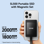 Lexar SL500 4TB Portable SSD with Magnetic Set | 2000MB/s USB 3.2 Gen 2×2 | 5 YEARS WARRANTY | LSL500M004T-RNBNG Lexar SL500 4TB Portable SSD with Magnetic Set | 2000MB/s USB 3.2 Gen 2×2 | 5 YEARS WARRANTY | LSL500M004T-RNBNG