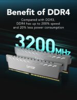 Lexar Thor 32GB (16GBx2) DDR4 3200MHz Desktop RAM | Dual Channel Kit | XMP 2.0 | LD4BU016G-R3200GDXG Lexar Thor 32GB (16GBx2) DDR4 3200MHz Desktop RAM | Dual Channel Kit | XMP 2.0 | LD4BU016G-R3200GDXG