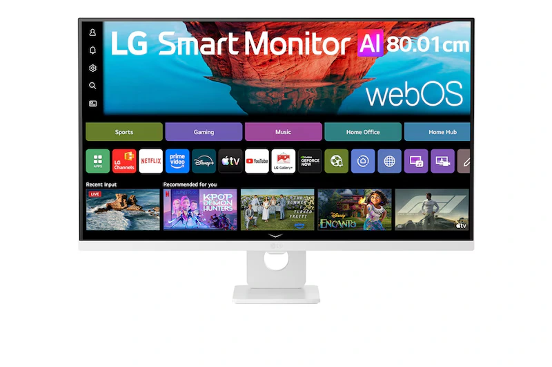 LG 32U721SB-W 80.01cm (31.5) Smart Monitor AI U7s, 4K UHD Monitor for Streaming with webOS LG 32U721SB-W 80.01cm (31.5) Smart Monitor AI U7s, 4K UHD Monitor for Streaming with webOS