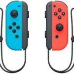 Nintendo Switch OLED Console with Neon Red/Blue Joy-Con