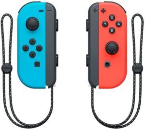 Nintendo Switch OLED Console with Neon Red/Blue Joy-Con