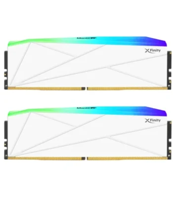 V-COLOR Manta XFinity RGB DDR5 64GB (32GB×2) 6000MHz High-Performance Desktop Memory White