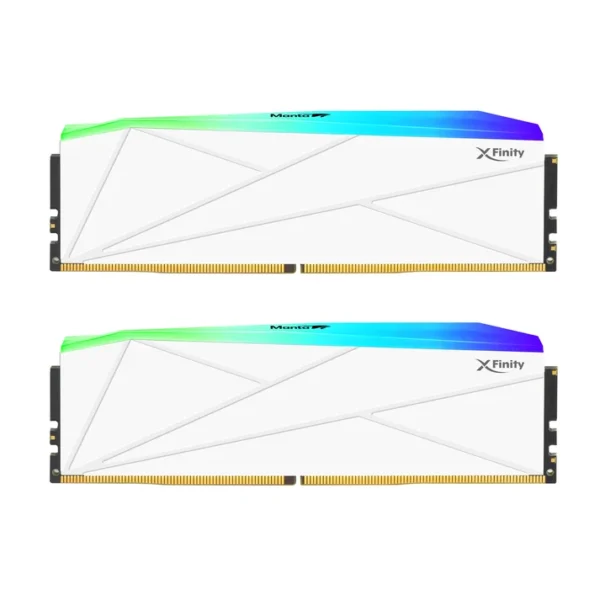 V-COLOR Manta XFinity RGB DDR5 64GB (32GB×2) 6000MHz High-Performance Desktop Memory White V-COLOR Manta XFinity RGB DDR5 64GB (32GB×2) 6000MHz High-Performance Desktop Memory White