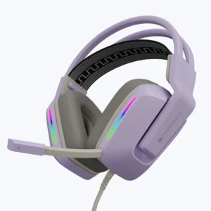 ZEBRONICS Havoc Premium Wired 3.5mm Gaming Headphone ( Purple )