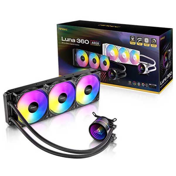 Antec Luna 360 ARGB All-in-One Liquid Cooler (Black) Antec Luna 360 ARGB All-in-One Liquid Cooler (Black)