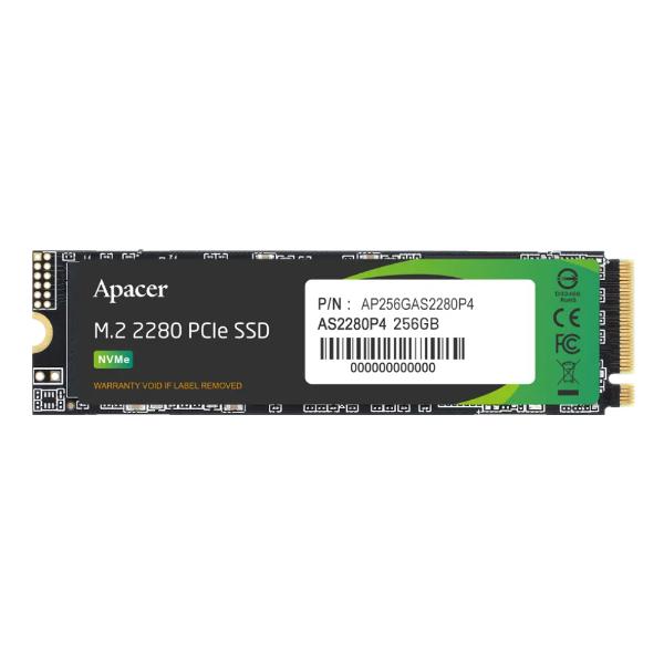 APACER AS2280P4 256GB M.2 PCIe Gen3 x4 APACER AS2280P4 256GB M.2 PCIe Gen3 x4