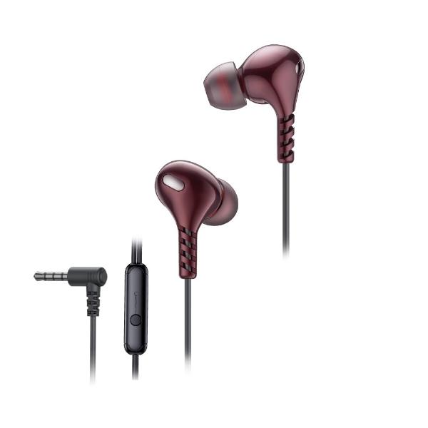 FINGERS SoundGlitz2 Wired Earphones (Burgundy) FINGERS SoundGlitz2 Wired Earphones (Burgundy)