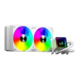 ICE MASTER Hurricane GF-240 ARGB liquid Cooler (White)