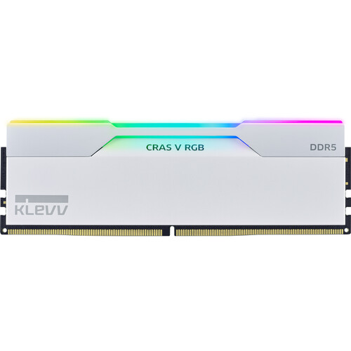 KLEVV CRAS V RGB 32GB (2x16GB) 6400 MHz Memory Kit (White) KLEVV CRAS V RGB 32GB (2x16GB) 6400 MHz Memory Kit (White)