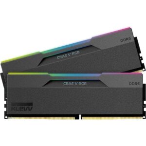 KLEVV CRAS V RGB 32GB (2x16GB) DDR5 6000MHz CL28 Desktop RAM