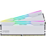 KLEVV CRAS V RGB DDR5 32GB (2x16GB) 6000MHz CL30 Desktop Ram (White)
