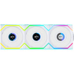 Lian Li 120mm UNI FAN SL Wireless LCD ARGB Case Fan (White, 3-Pack)