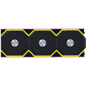 Lian Li UNI FAN SL Wireless 120mm ARGB Case Fan 3-Pack (Black)