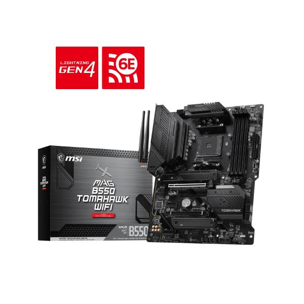 MSI MAG B550 TOMAHAWK WIFI AMD Motherboard MSI MAG B550 TOMAHAWK WIFI AMD Motherboard