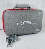 PS5 Storage Bag for PS5 Slim, Hard Travel Carrying Case Compatible for PS5 Slim, Waterproof Shoulder Bag – (Grey) PS5 Storage Bag for PS5 Slim, Hard Travel Carrying Case Compatible for PS5 Slim, Waterproof Shoulder Bag – (Grey)