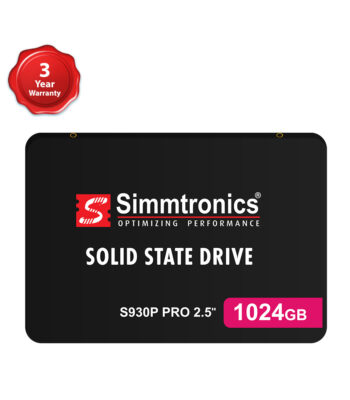 Simmtronics S930P PRO 1024GB 2.5 Inch 3D NAND SATA SSD