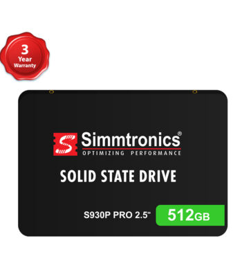 Simmtronics S930P PRO 512GB 2.5 Inch 3D NAND SATA SSD