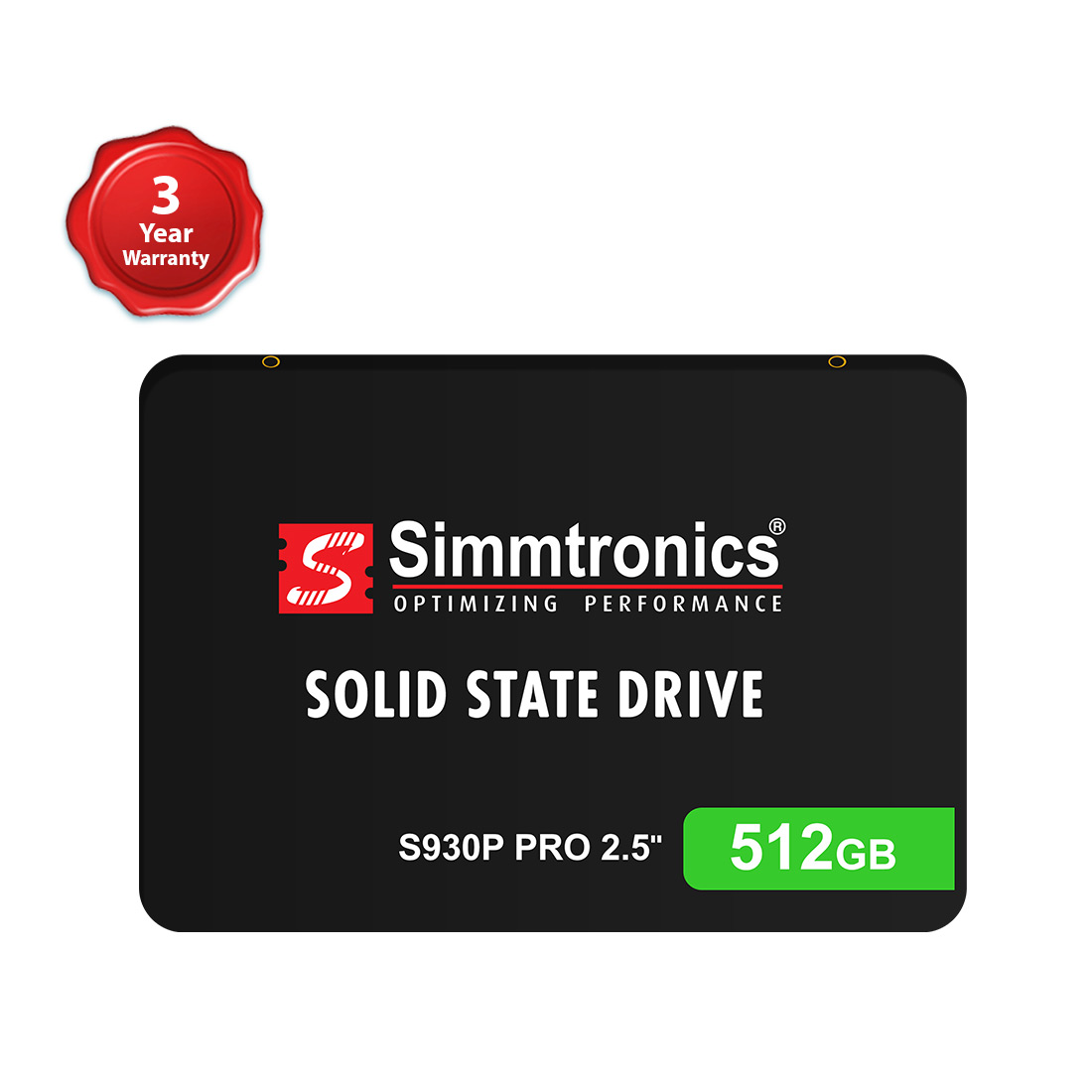 Simmtronics S930P PRO 512GB 2.5 Inch 3D NAND SATA SSD Simmtronics S930P PRO 512GB 2.5 Inch 3D NAND SATA SSD