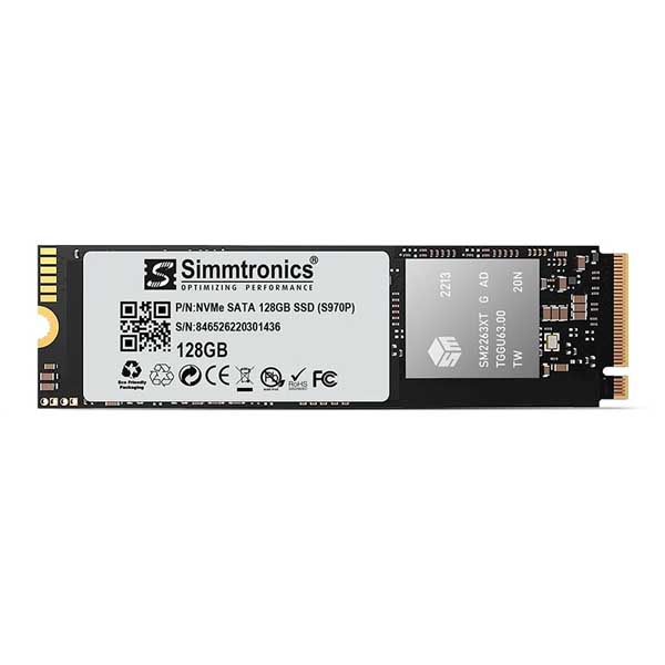 Simmtronics S970P PRO 128GB NVMe 3D NAND SSD Simmtronics S970P PRO 128GB NVMe 3D NAND SSD