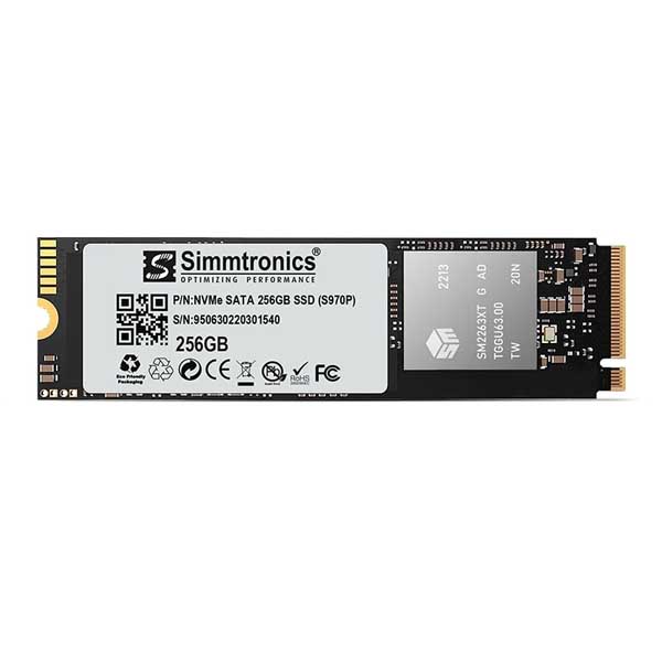 Simmtronics S970P PRO 256GB NVMe 3D NAND SSD Simmtronics S970P PRO 256GB NVMe 3D NAND SSD