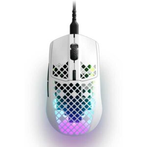 SteelSeries Aerox 3 Wired Gaming Mouse (Snow)