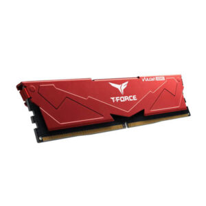 TeamGroup T-Force Vulcan 16GB (16GBx1) DDR5 6000MHz Desktop RAM – Red