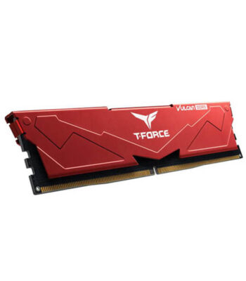 TeamGroup T-Force Vulcan 16GB (16GBx1) DDR5 6000MHz Desktop RAM – Red