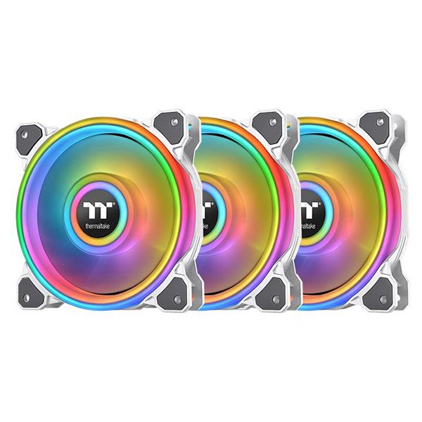 Thermaltake Riing Quad 14 RGB Radiator Fan TT Premium Edition 3 Pack – White Thermaltake Riing Quad 14 RGB Radiator Fan TT Premium Edition 3 Pack – White