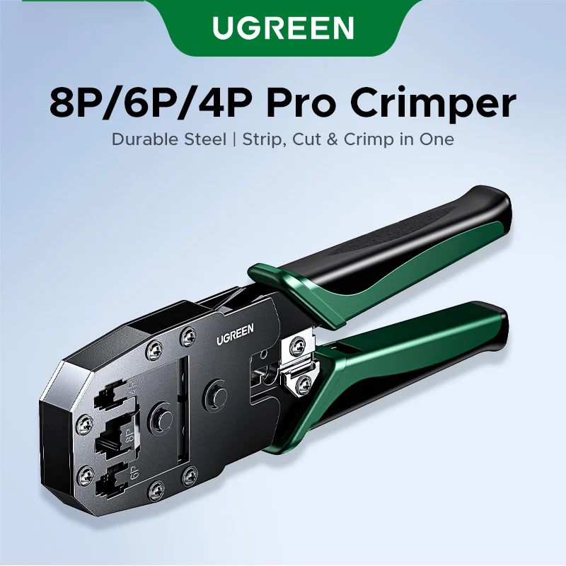 UGREEN 35971 NW304 8P/6P/4P Crimper, Cutter & Stripper UGREEN 35971 NW304 8P/6P/4P Crimper, Cutter & Stripper
