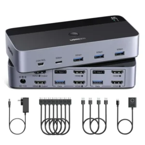 UGREEN Dual-Monitor HDMI KVM Switch 4K60