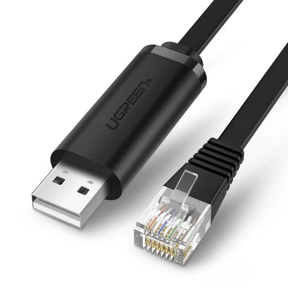 UGREEN USB-A to RJ45 Console Cable with FTDI, 3m (60813) UGREEN USB-A to RJ45 Console Cable with FTDI, 3m (60813)