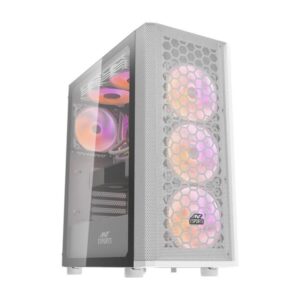 Ant Esports 250 Air Auto RGB (ATX) Mid Tower Cabinet (White)