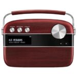 Saregama Carvaan Malayalam - Portable Music Player (Cherrywood Red)