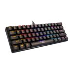 Ant Esports MK1200 Mini Wired Mechanical Gaming Keyboard with RGB Backlit Lighting and 60% Compact Form Factor - Red Switch - Image 5