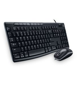 Logitech MK200 Full-Size Wired Keyboard and Mouse Combo