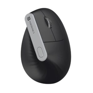 Portronics Toad Ergo Vertical Advanced Wireless Ergonomic Mouse (Black)