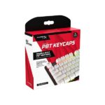 HyperX PBT Keycaps Full Key Set, Double Shot PBT Material, English (US) Layout, 104 Keys (White) - (519T5AA#ABA)