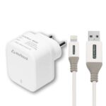 Stuffcool Charge it 2.4A Dual USB Mobile Wall Charger, White