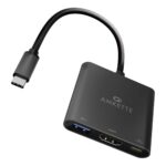 Amkette Type C 3 in 1 Multiport Hub