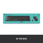 Logitech MK220 Compact Wireless Keyboard and Mouse Set - Black - Image 2